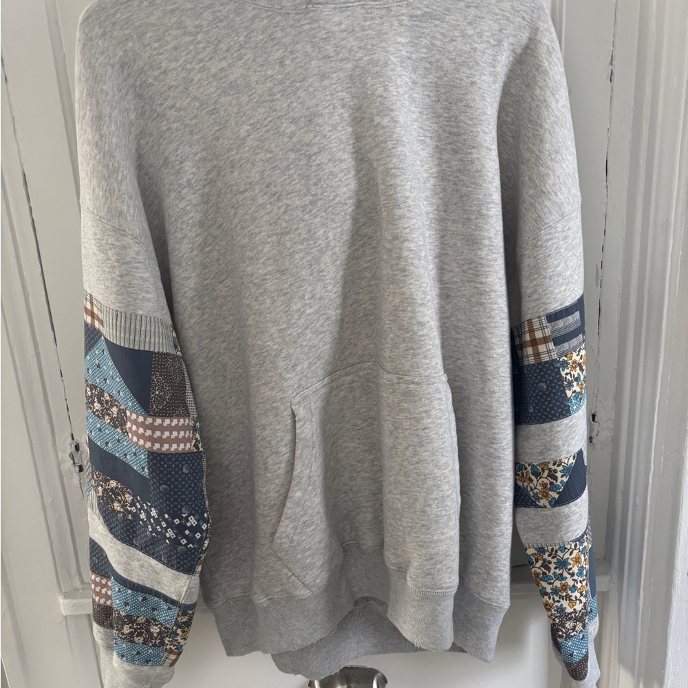 Abercrombie Patchwork Sleeve Hoodie
